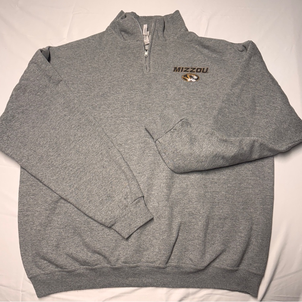 Mizzou Tigers Quarter Zip - Jerzees